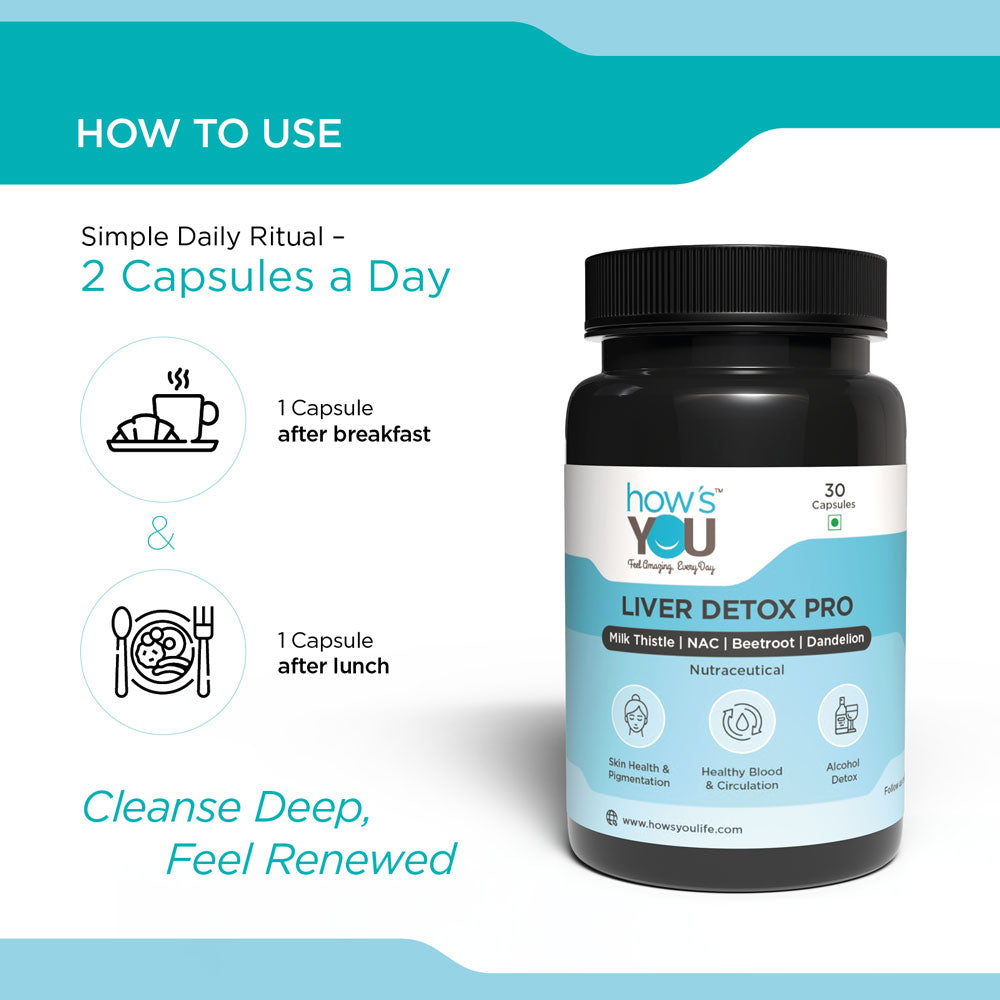 How's You Liver Detox Pro 2 capsule everyday