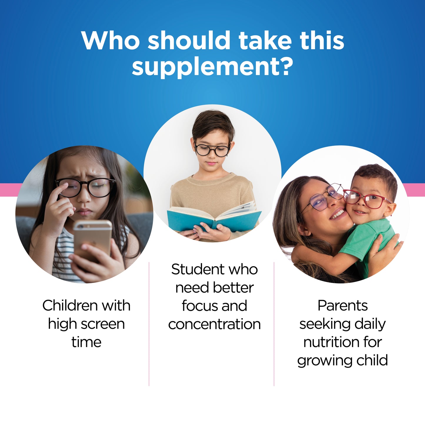 Little Visionaries | Eye + Brain + Daily Nutrition for (2-15 Years) Kids | Lutein, DHA, Zeaxanthin, Astaxanthin and Multivitamins